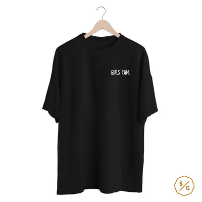 BESTICKTES SHIRT OVERSIZED • GIRLS CAN