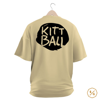 BEDRUCKTES SHIRT OVERSIZED • LOGO KITTBALL RECORDS