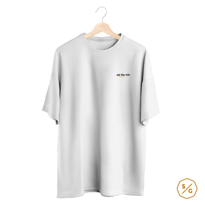 BESTICKTES SHIRT OVERSIZED • EAT THE RICH