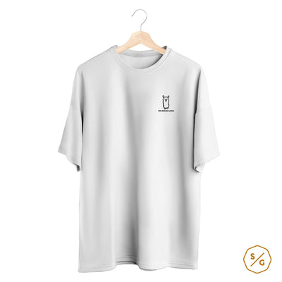 BESTICKTES SHIRT OVERSIZED • NO DRAMA LAMA