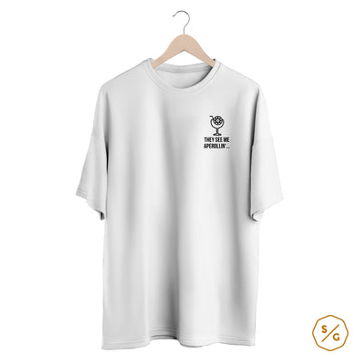 BESTICKTES SHIRT OVERSIZED • THEY SEE ME APEROLLIN'