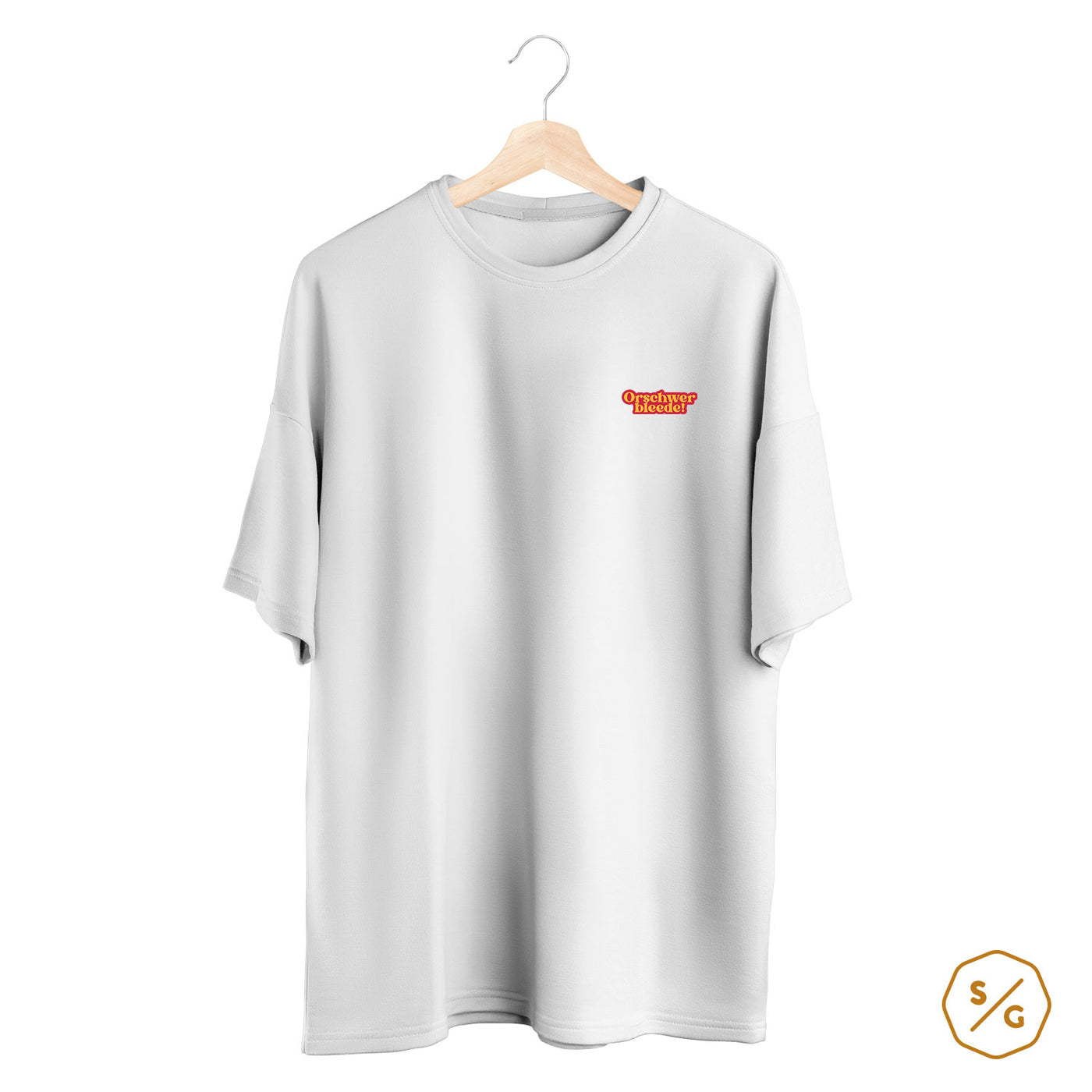 BESTICKTES SHIRT OVERSIZED • ORSCHWERBLEEDE!