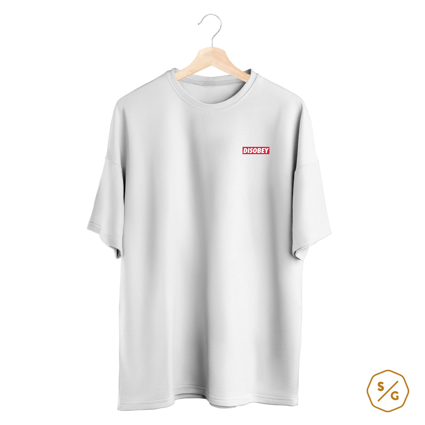 BESTICKTES SHIRT OVERSIZED • DISOBEY