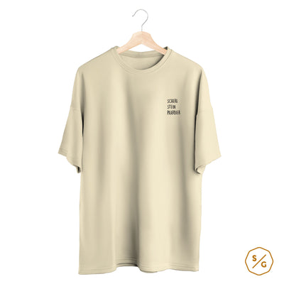 BESTICKTES SHIRT OVERSIZED • SCHERE STEIN PAARBIER