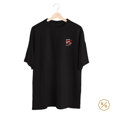 BESTICKTES SHIRT OVERSIZED • WER SICH NICHT BEWEGT