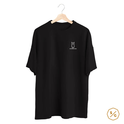 BESTICKTES SHIRT OVERSIZED • NO DRAMA LAMA