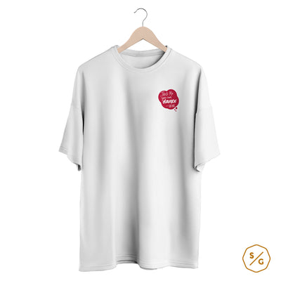 BESTICKTES SHIRT OVERSIZED • TRUST ME YOU CAN DANCE - WINE