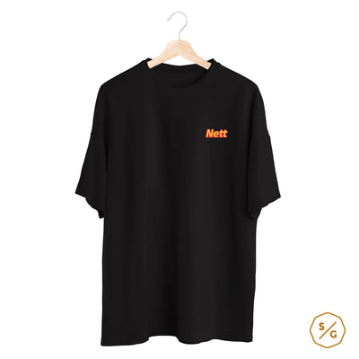 BESTICKTES SHIRT OVERSIZED • NETT