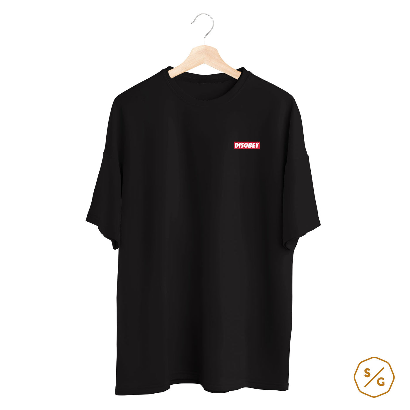 BESTICKTES SHIRT OVERSIZED • DISOBEY