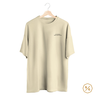 BESTICKTES SHIRT OVERSIZED • WHY DO DRUGS WHEN YOU CAN DO ME