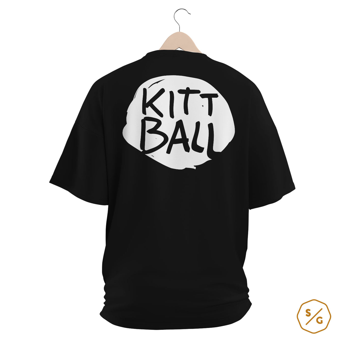 BEDRUCKTES SHIRT OVERSIZED • LOGO KITTBALL RECORDS