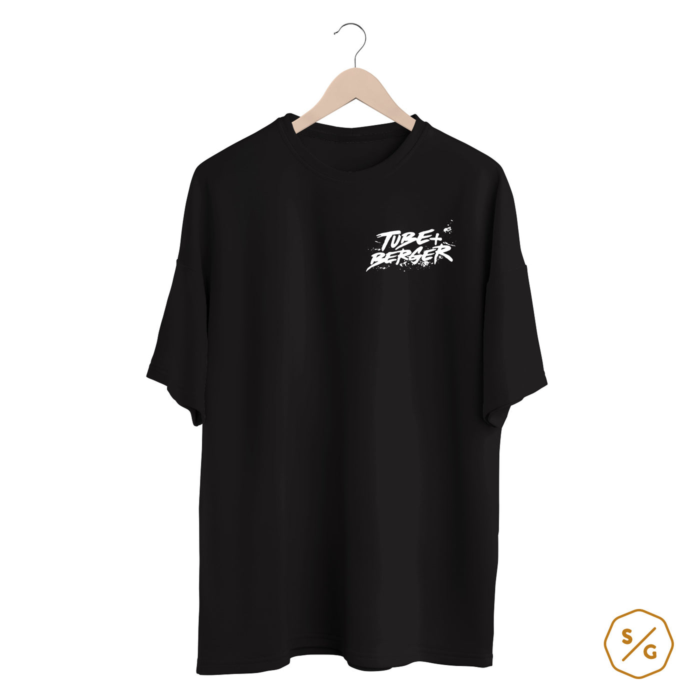 BEDRUCKTES SHIRT OVERSIZED • LOGO TUBE & BERGER