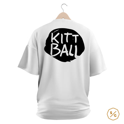 BEDRUCKTES SHIRT OVERSIZED • LOGO KITTBALL RECORDS