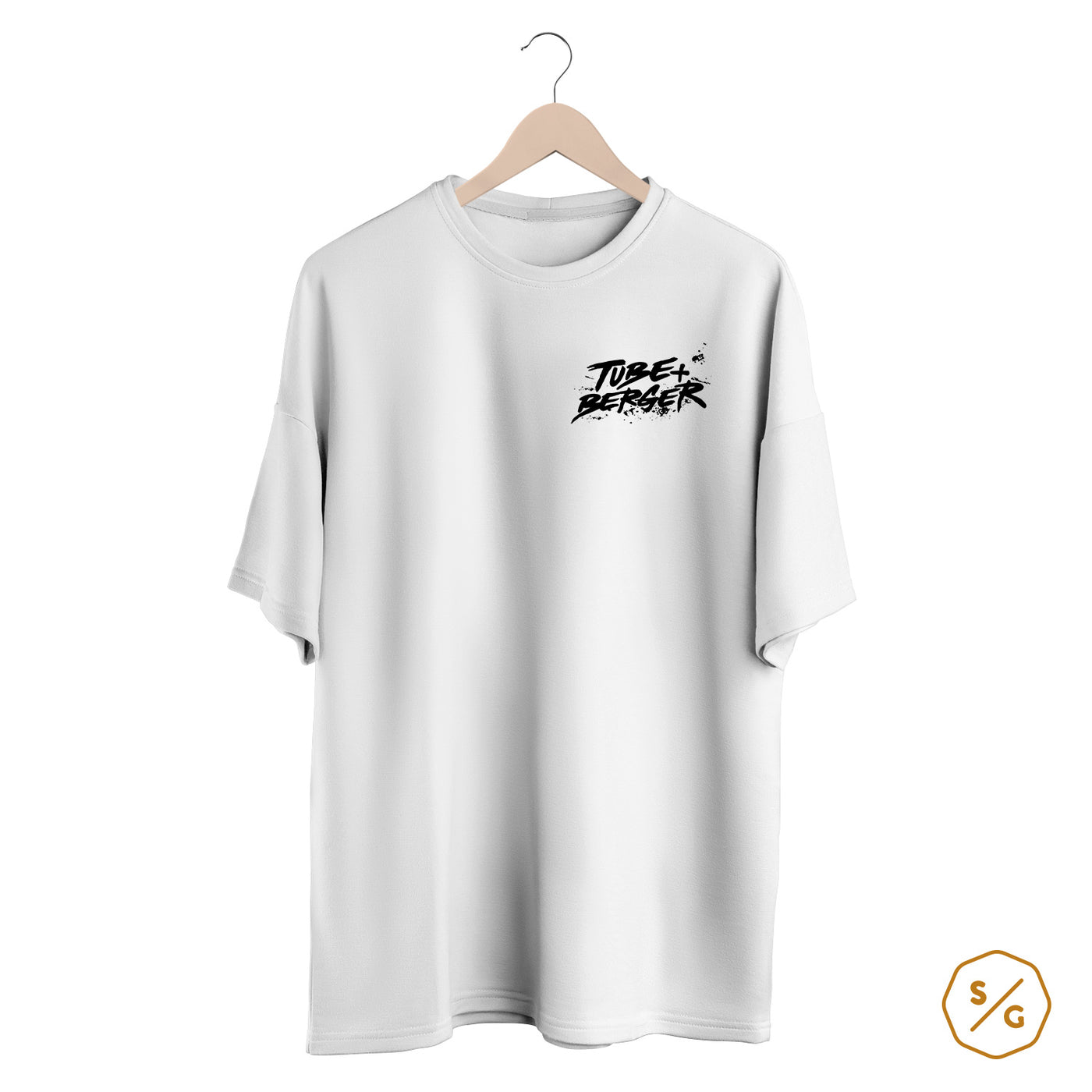 BEDRUCKTES SHIRT OVERSIZED • LOGO TUBE & BERGER