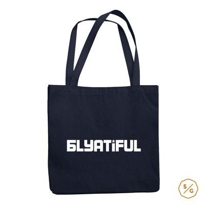 BEDRUCKTE BAUMWOLL-TASCHE • BLYATIFUL