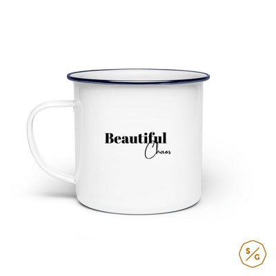 ENAMEL MUG (STEEL) • BEAUTIFUL CHAOS