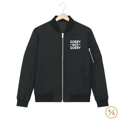 BESTICKTE BOMBERJACKE • SORRY NOT SORRY