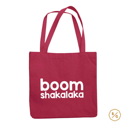 BEDRUCKTE BAUMWOLL-TASCHE • BOOM SHAKALAKA