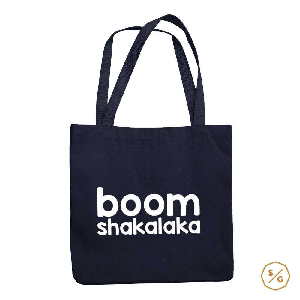 BEDRUCKTE BAUMWOLL-TASCHE • BOOM SHAKALAKA