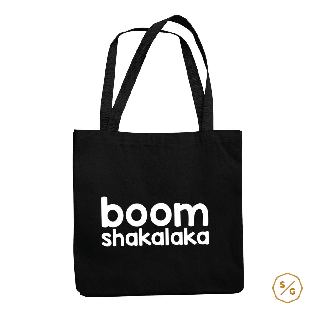 PRINTED COTTON BAG • BOOM SHAKALAKA