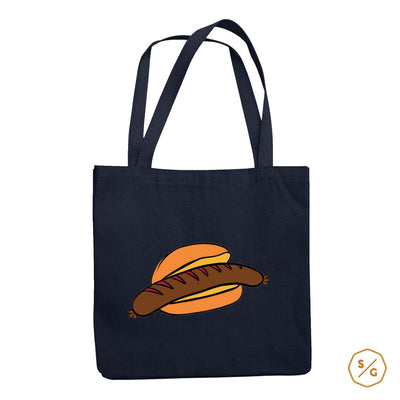 BEDRUCKTE BAUMWOLL-TASCHE • BRATWURST