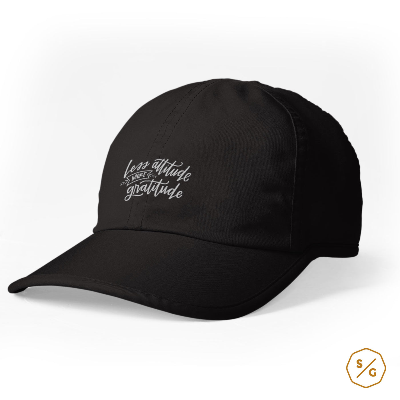 BESTICKTE CAP • LESS ATTITUDE MORE GRATITUDE