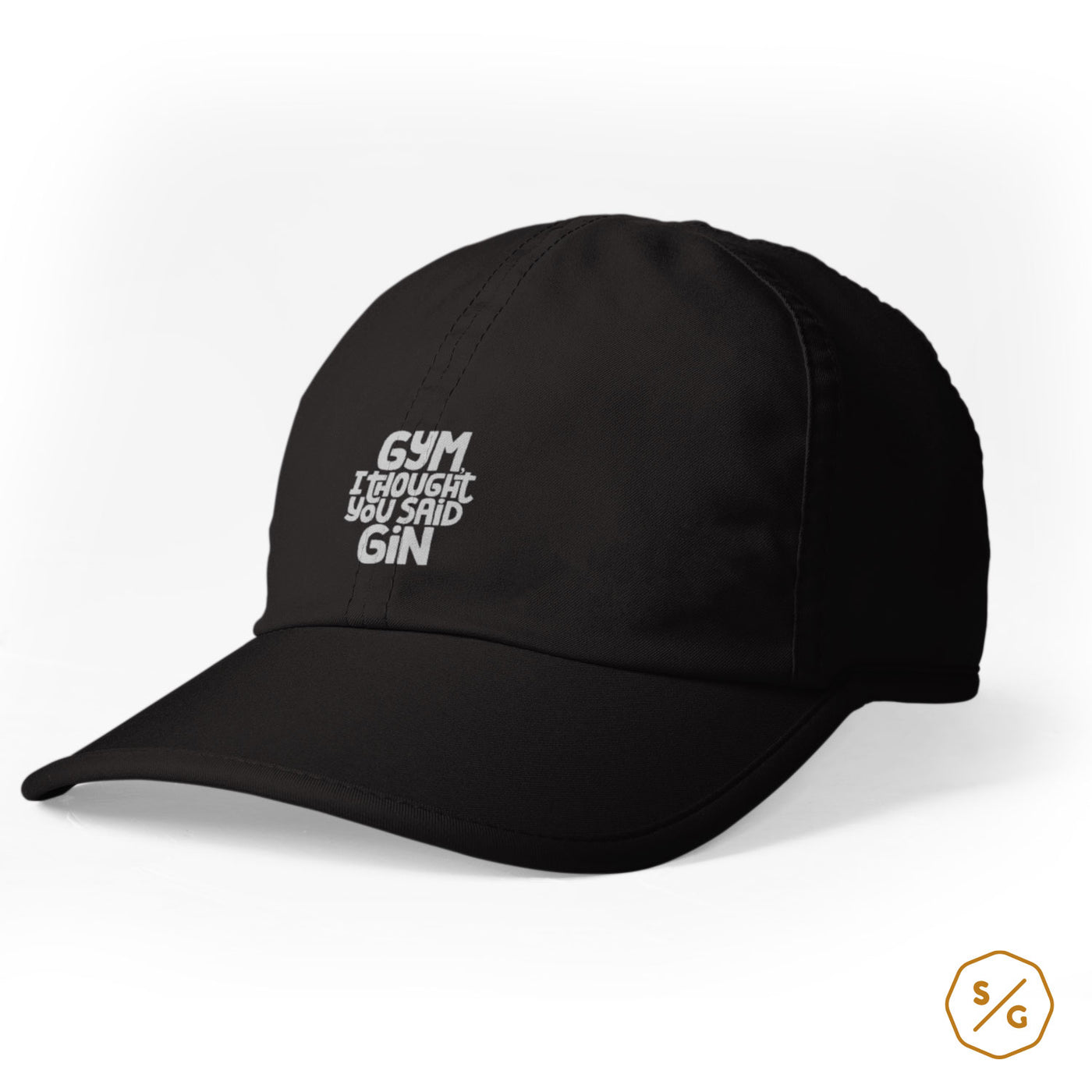 BESTICKTE CAP • GYM, I THOUGHT YOU SAID GIN