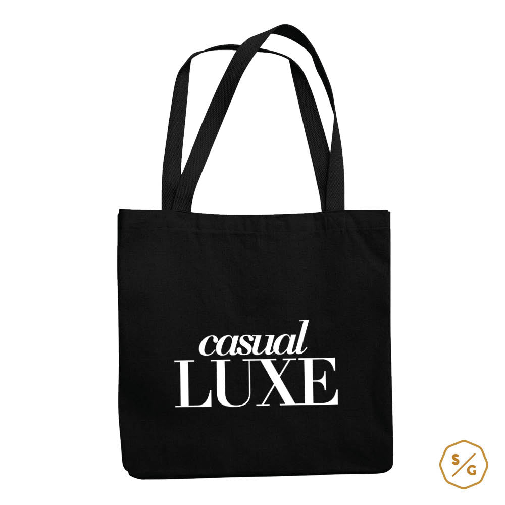 PRINTED COTTON BAG • CASUAL LUXE