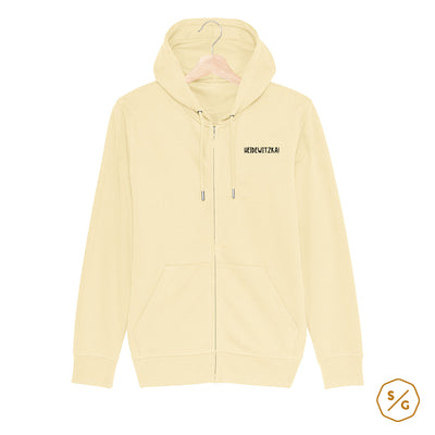 BESTICKTER ZIPPER HOODIE • HEIDEWITZKA