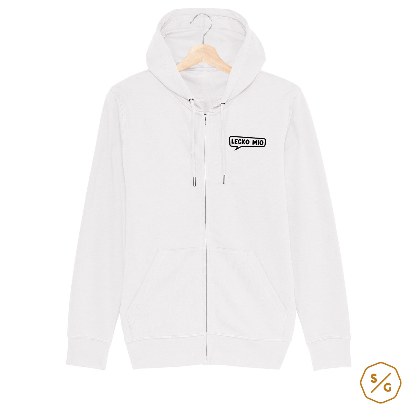 BESTICKTER ZIPPER HOODIE • LECKO MIO