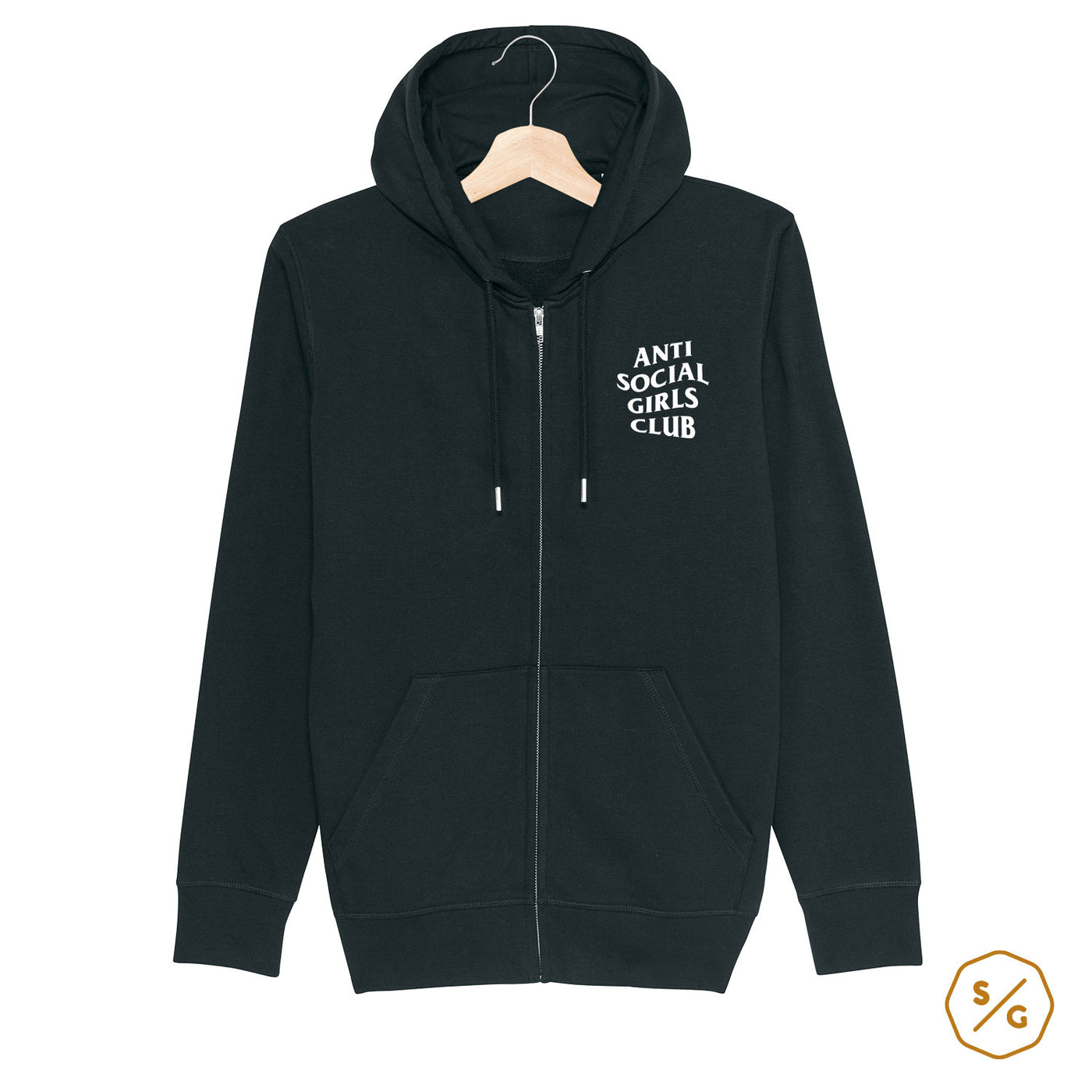 BESTICKTER ZIPPER HOODIE • ANTI SOCIAL GIRLS CLUB