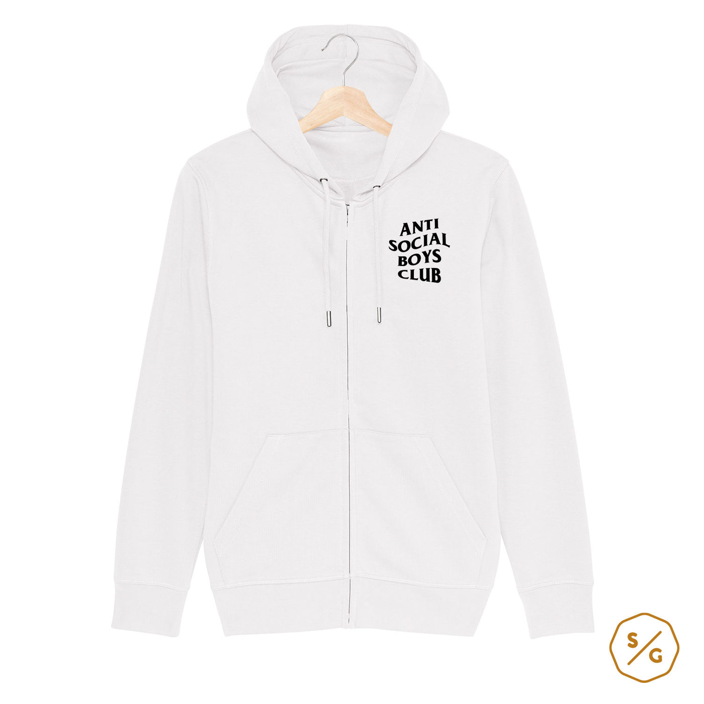 BESTICKTER ZIPPER HOODIE • ANTI SOCIAL BOYS CLUB