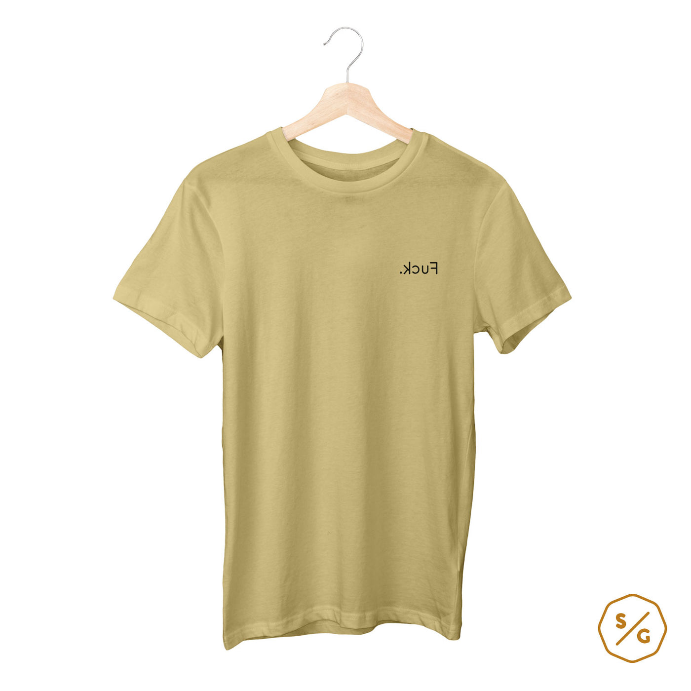 BESTICKTES SHIRT • .KCUF / FUCK.