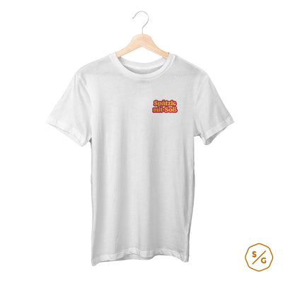 BESTICKTES SHIRT • SPÄTZLE MIT SOSS