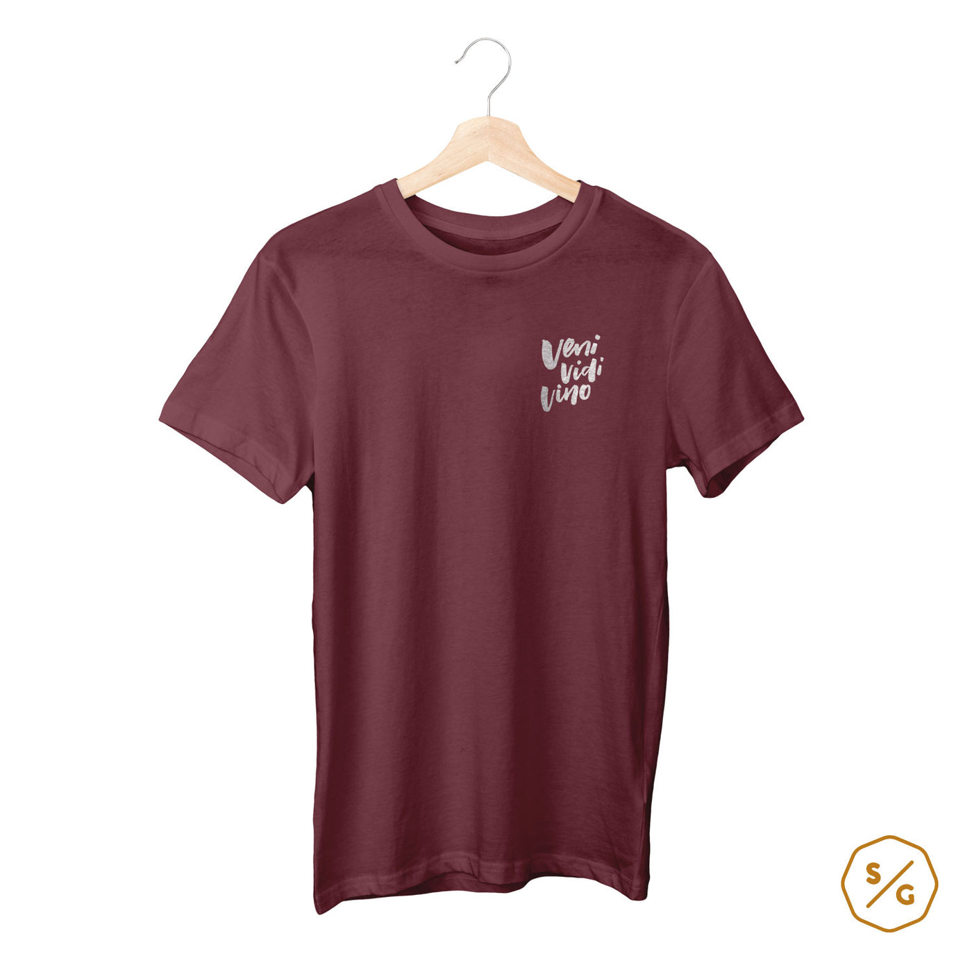 BESTICKTES SHIRT • VENI VIDI VINO