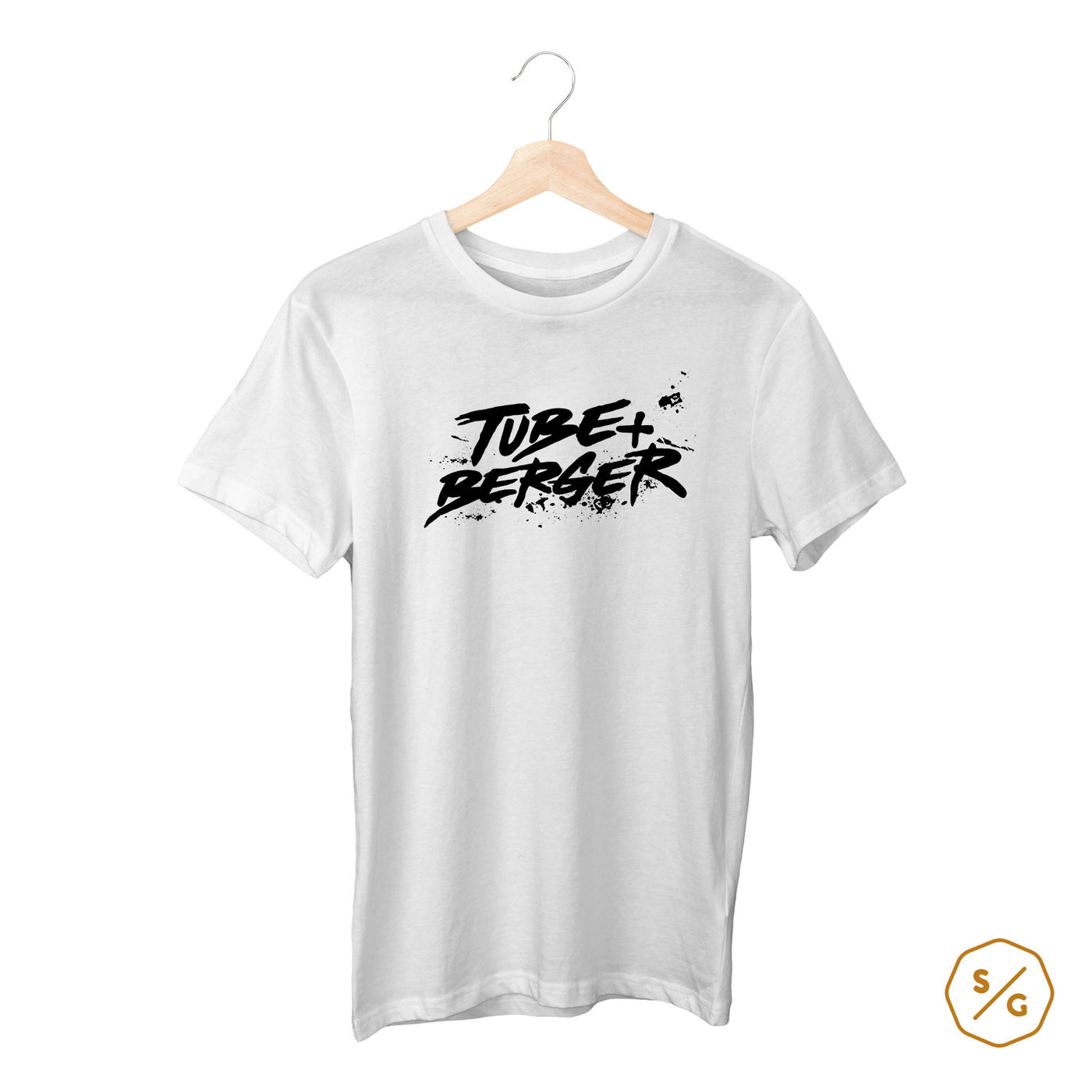 BEDRUCKTES SHIRT • LOGO TUBE & BERGER