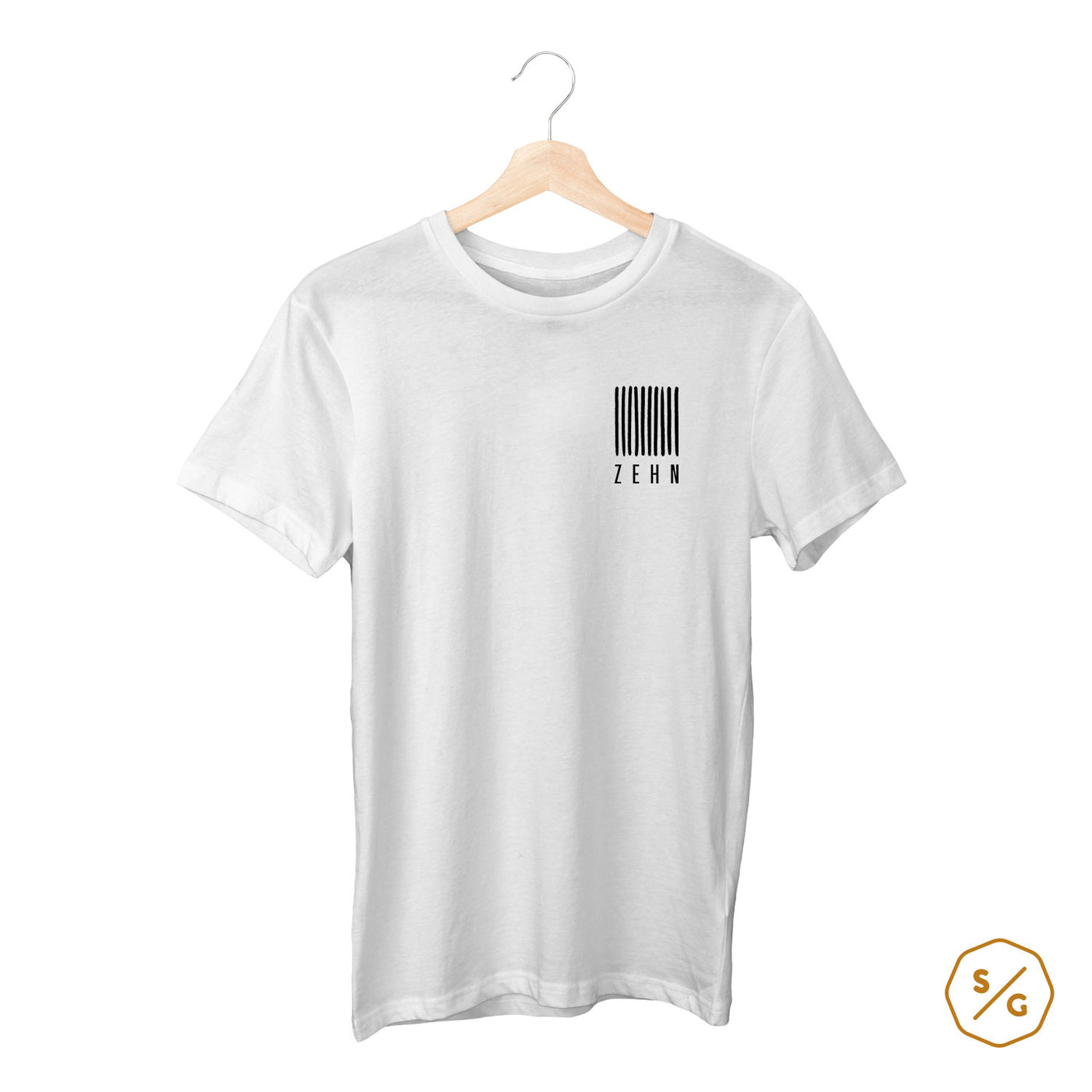 BESTICKTES SHIRT • LOGO ZEHN RECORDS
