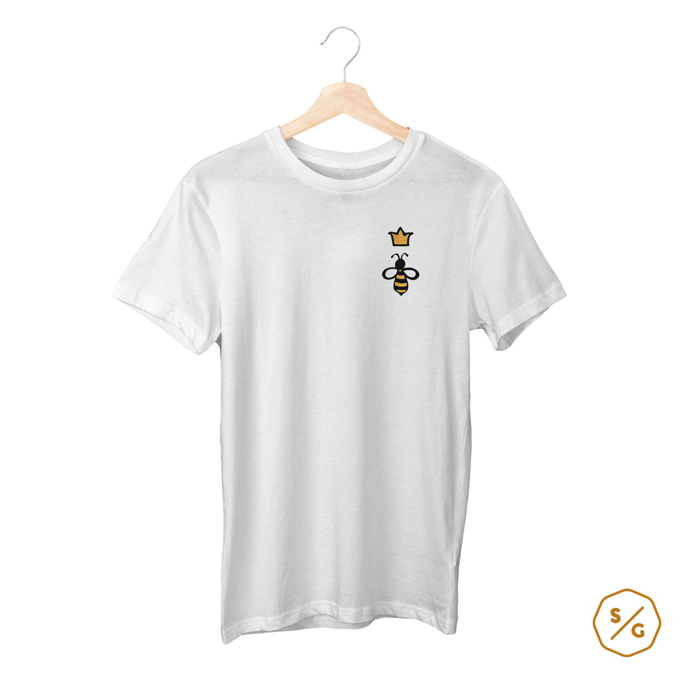 BESTICKTES SHIRT • QUEEN BEE