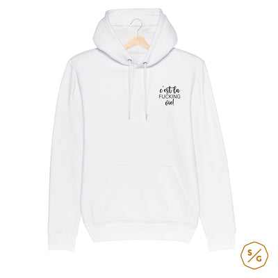 BESTICKTER HOODIE • C'EST LA FUCKING VIE