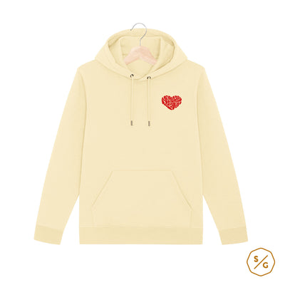 BESTICKTER HOODIE • MAKE LOVE NOT WAR