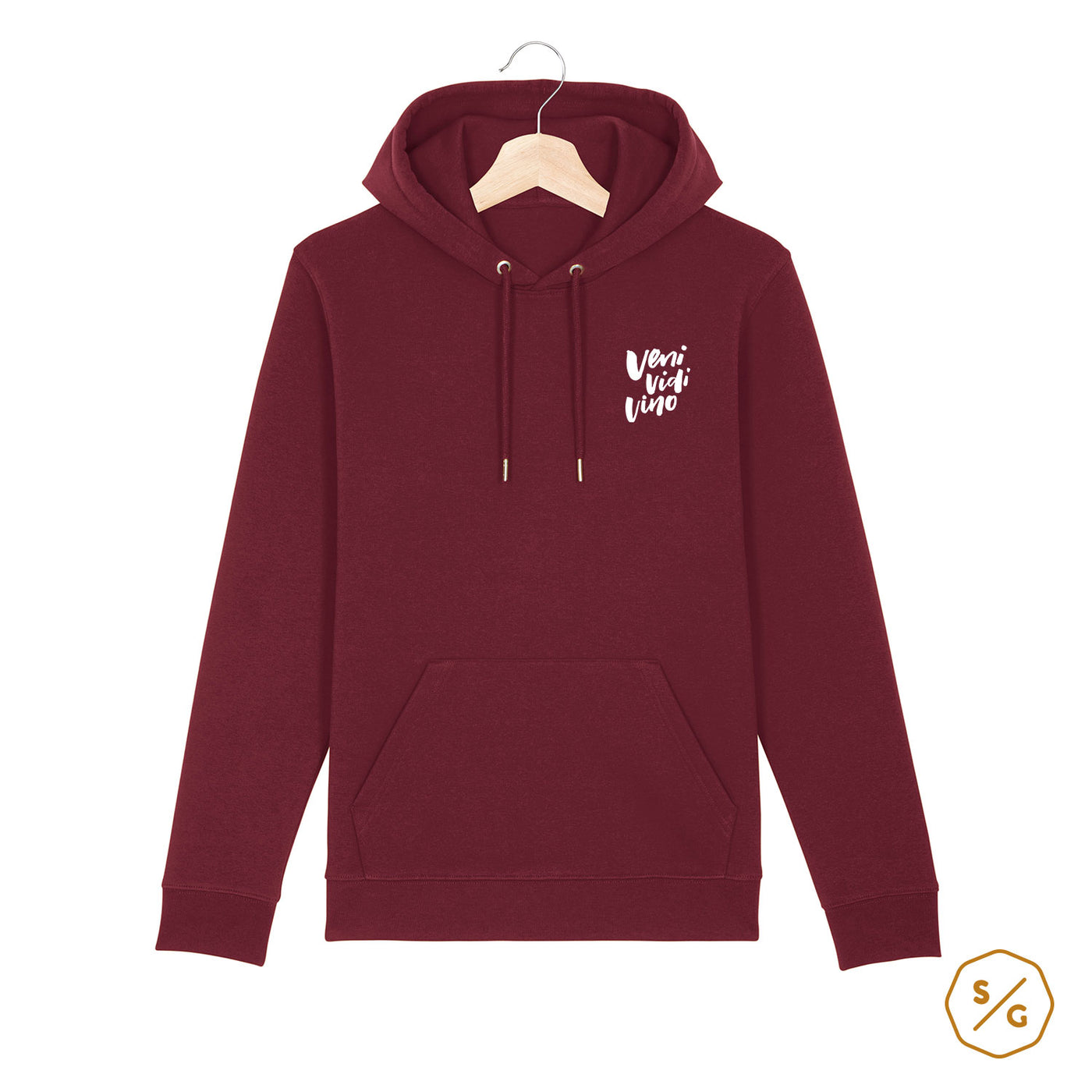 BESTICKTER HOODIE • VENI VIDI VINO