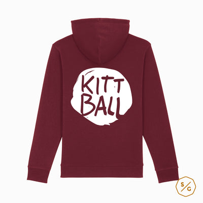 BEDRUCKTER HOODIE • LOGO KITTBALL RECORDS