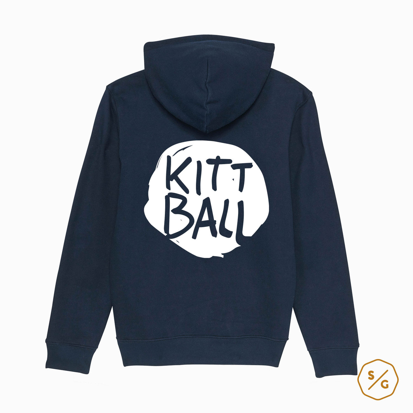 BEDRUCKTER HOODIE • LOGO KITTBALL RECORDS