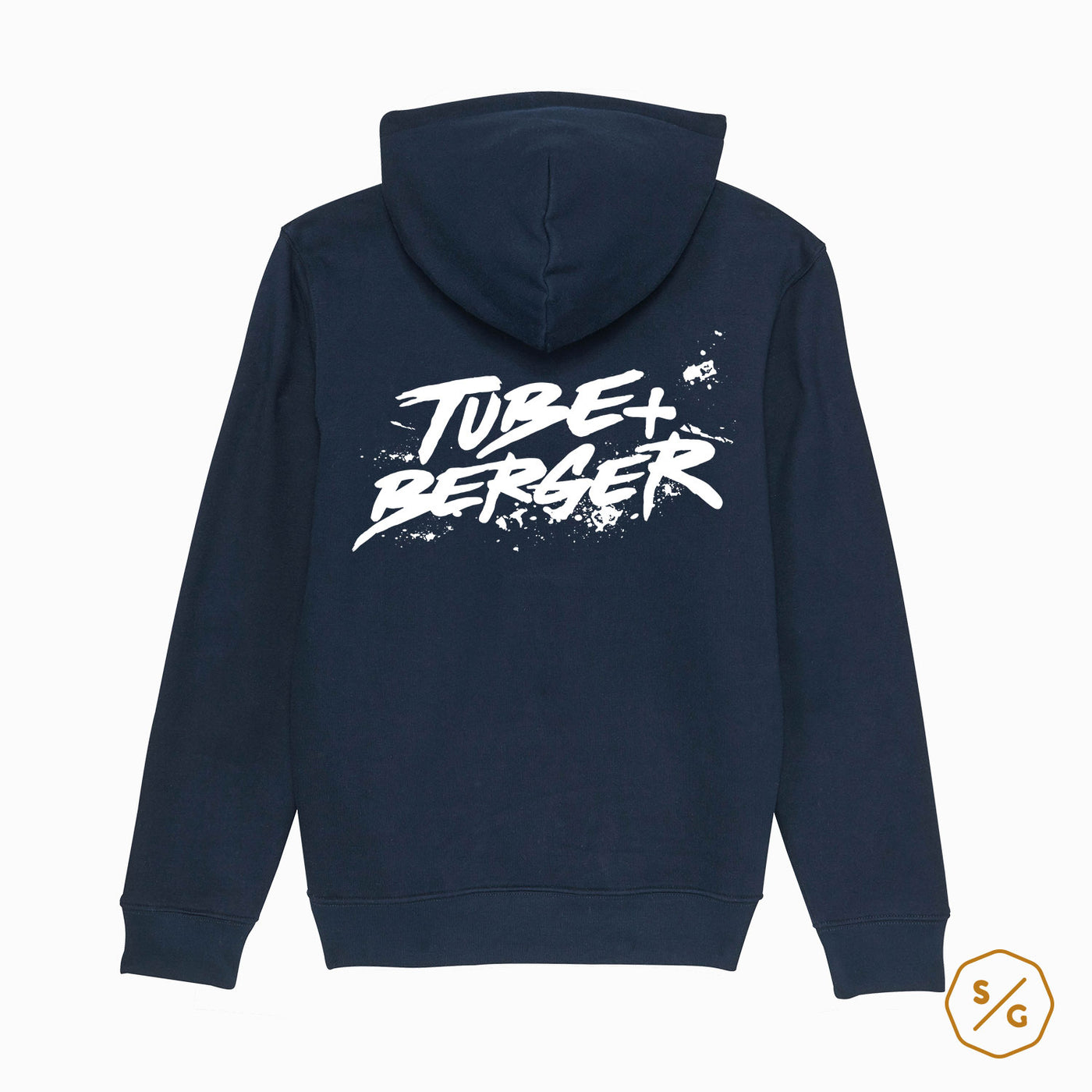 BEDRUCKTER HOODIE • LOGO TUBE & BERGER