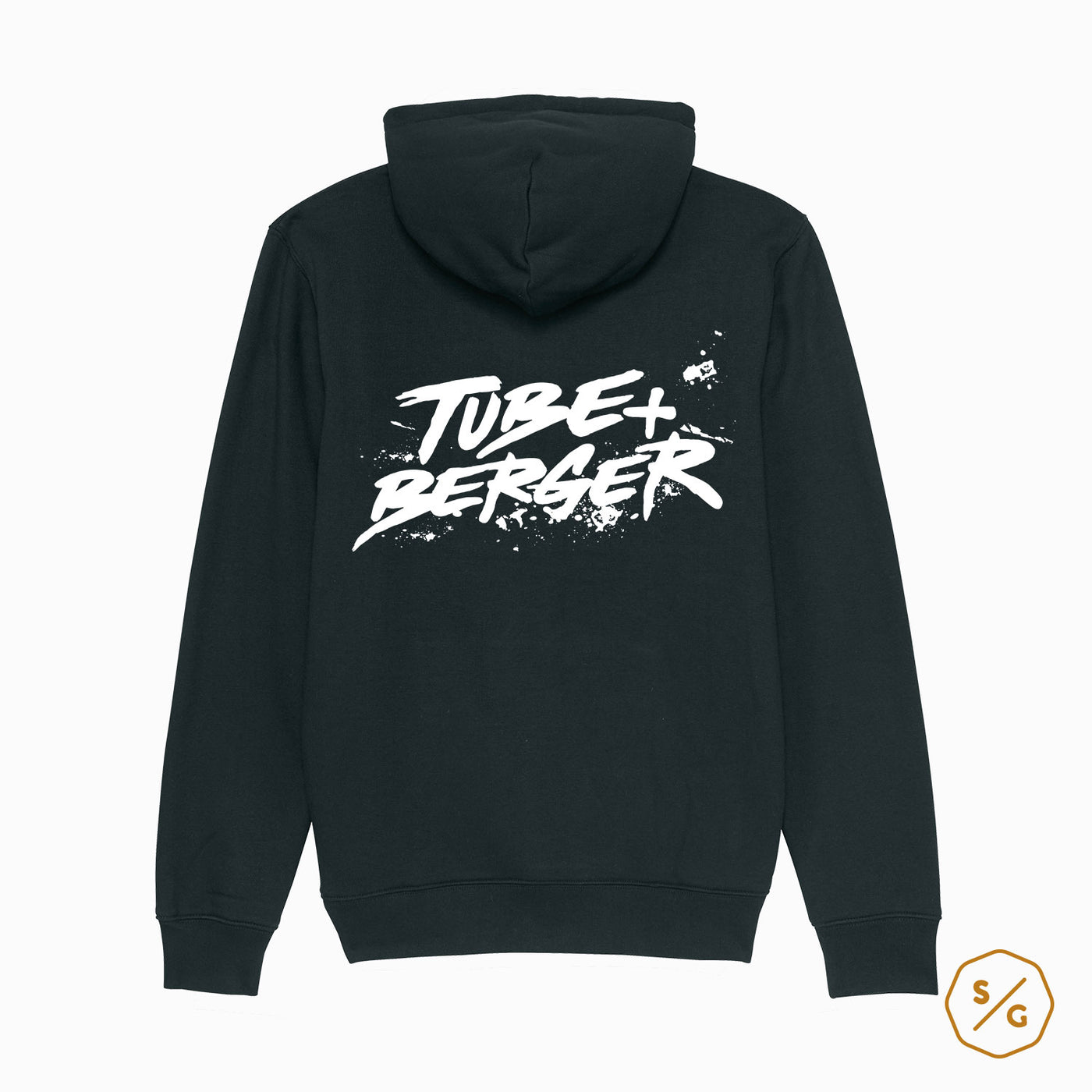 BEDRUCKTER HOODIE • LOGO TUBE & BERGER