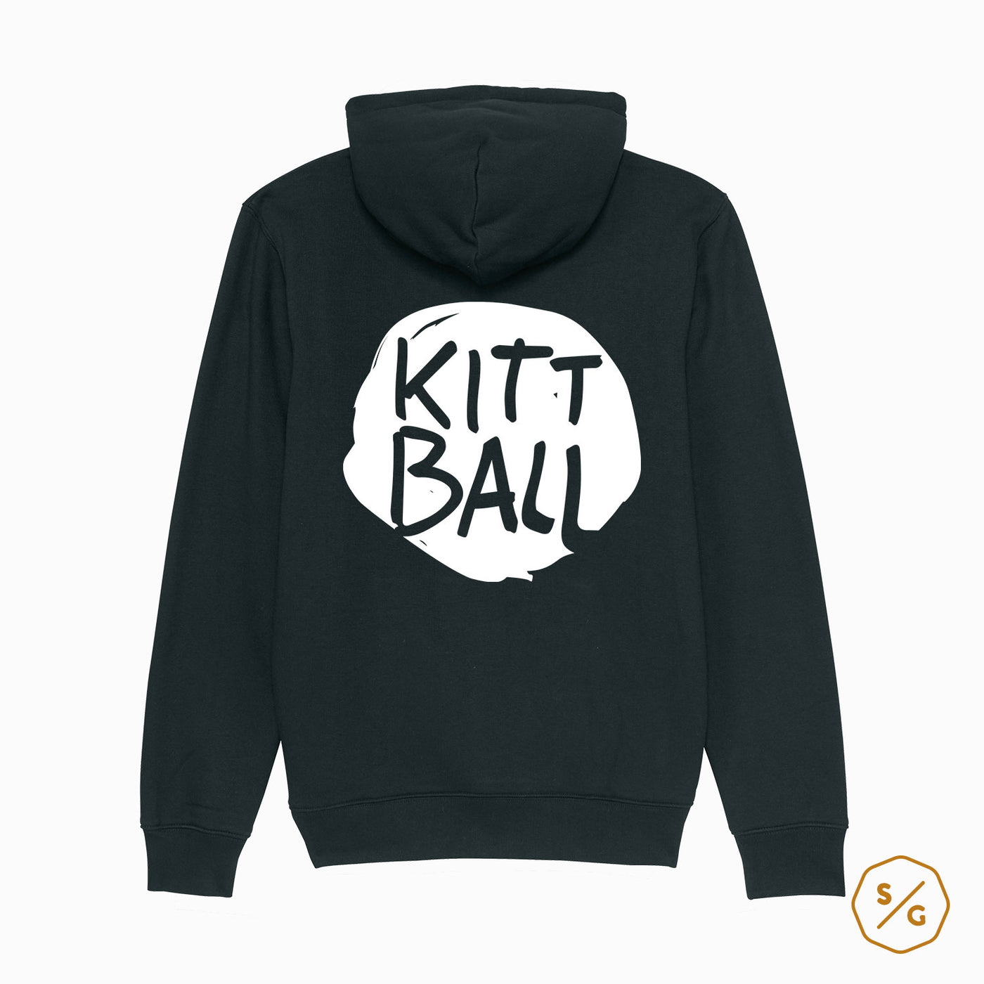 BEDRUCKTER HOODIE • LOGO KITTBALL RECORDS