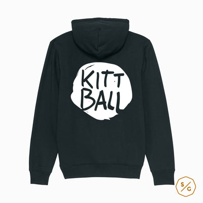 BEDRUCKTER HOODIE • LOGO KITTBALL RECORDS