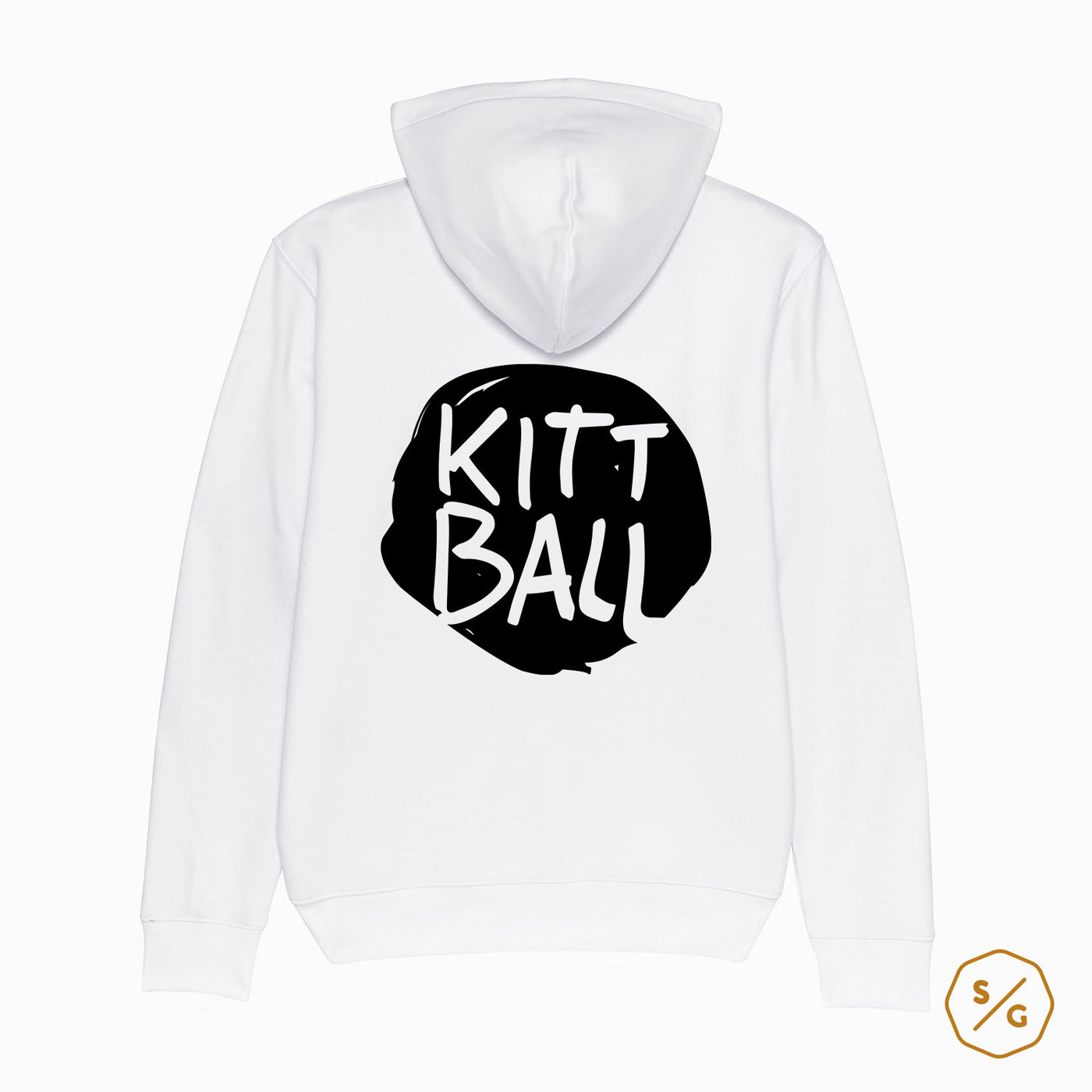 BEDRUCKTER HOODIE • LOGO KITTBALL RECORDS