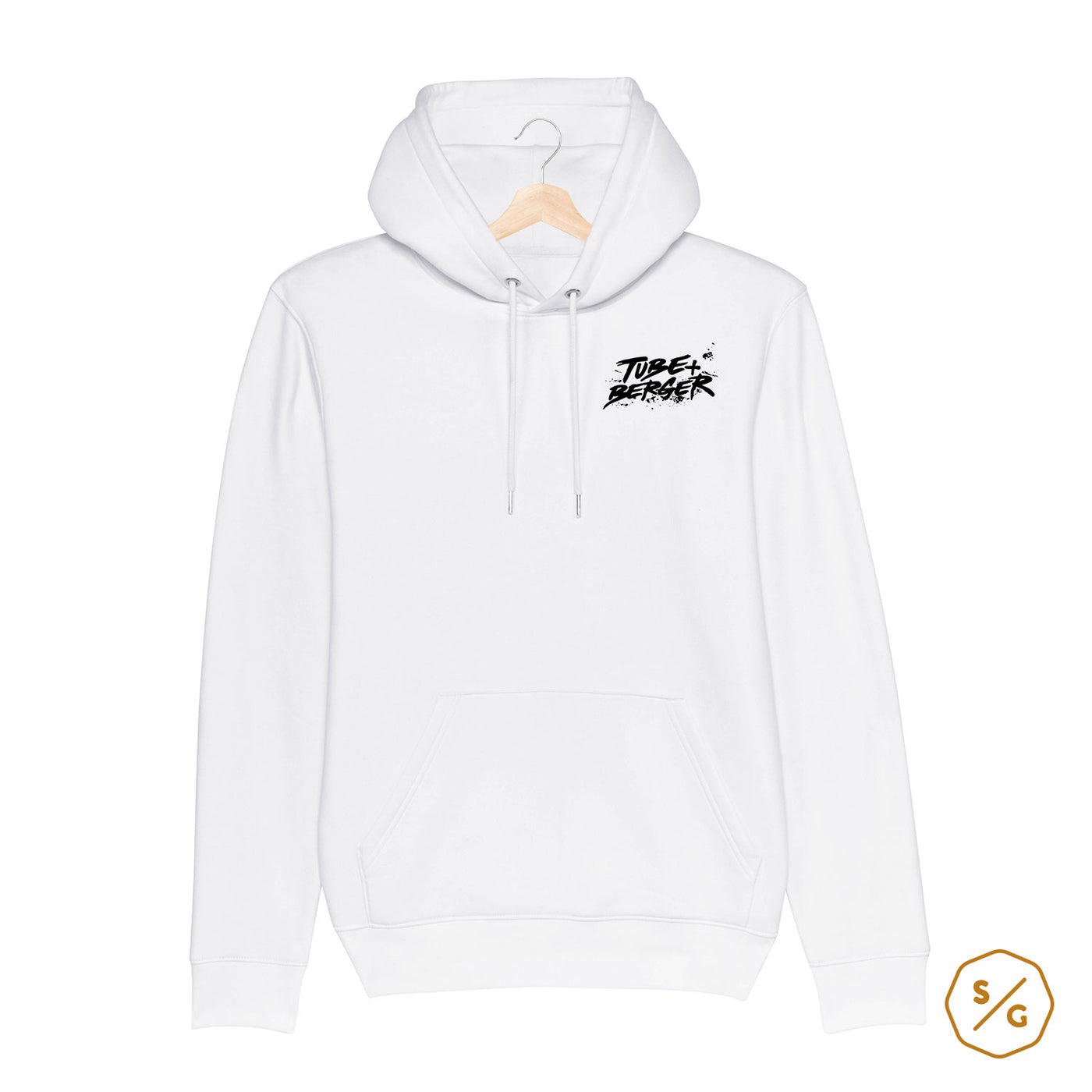 BEDRUCKTER HOODIE • LOGO TUBE & BERGER