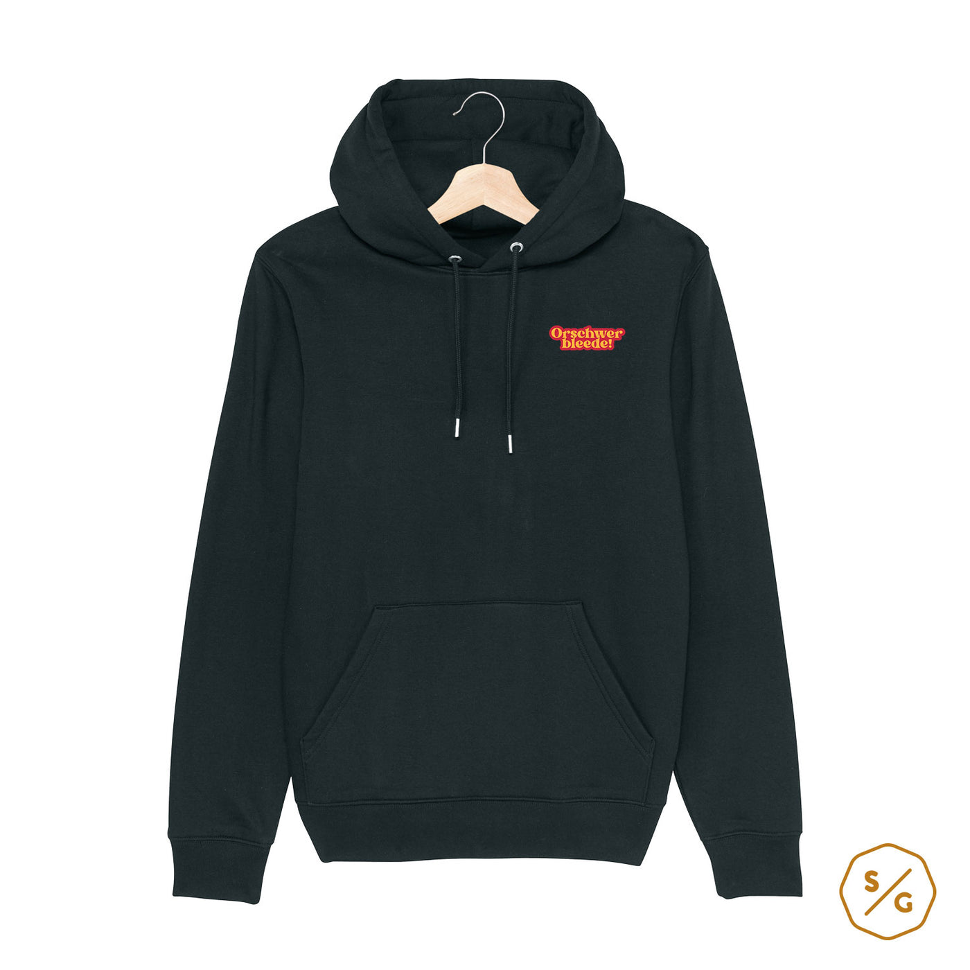 BESTICKTER HOODIE • ORSCHWERBLEEDE!